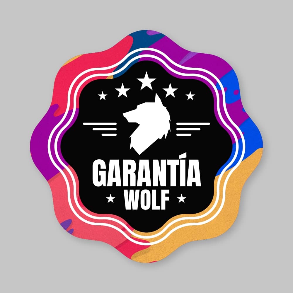 Sticker "Garantía Wolf" – El Sello de Confianza