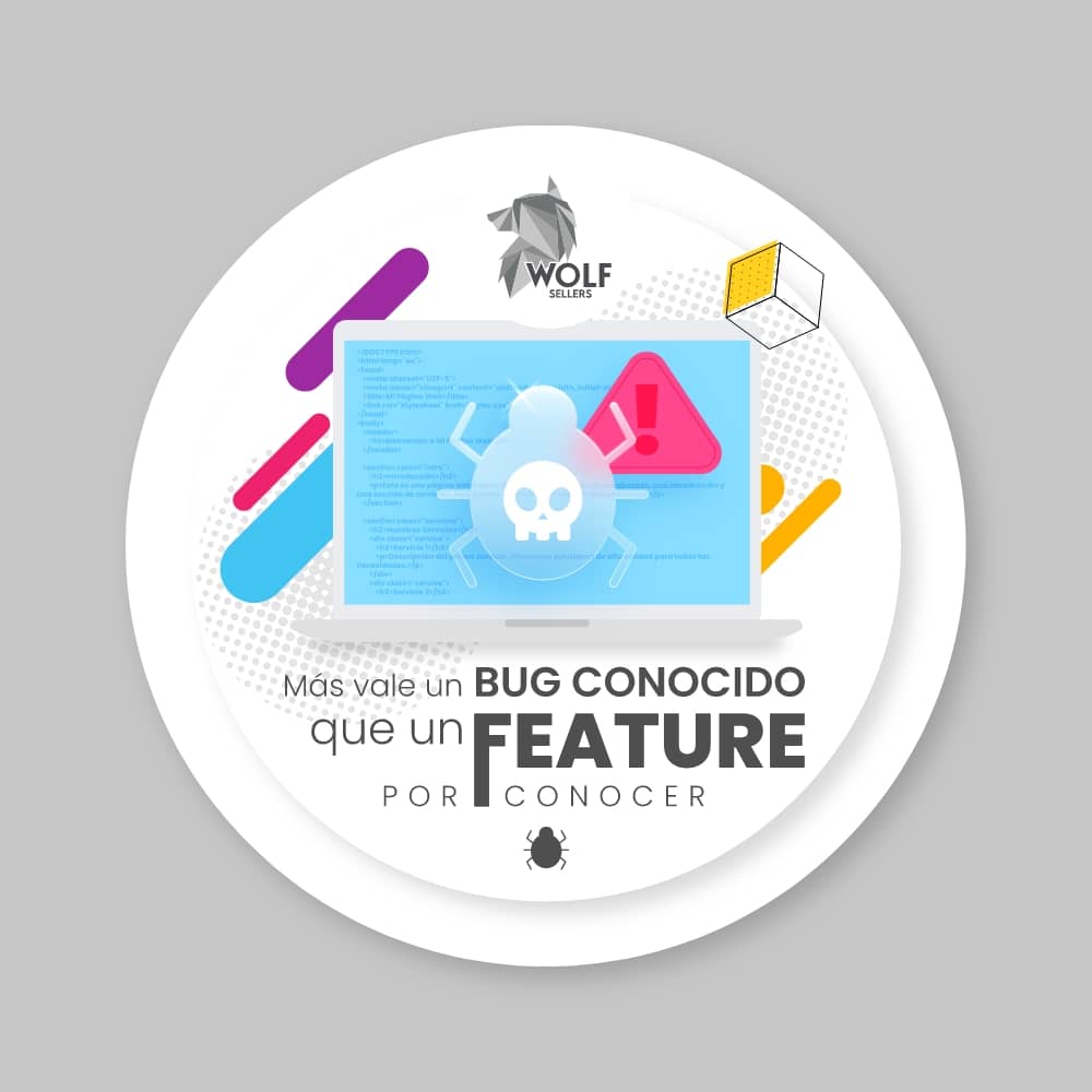 Sticker "Bug Conocido" – El Humor Que Todo Dev Entiende