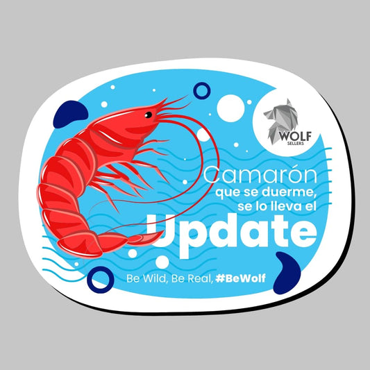 Imán "Camaronazo Update" – ¡No Te Quedes Atrás!