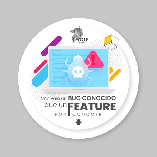 Sticker "Bug Conocido" – El Humor Que Todo Dev Entiende
