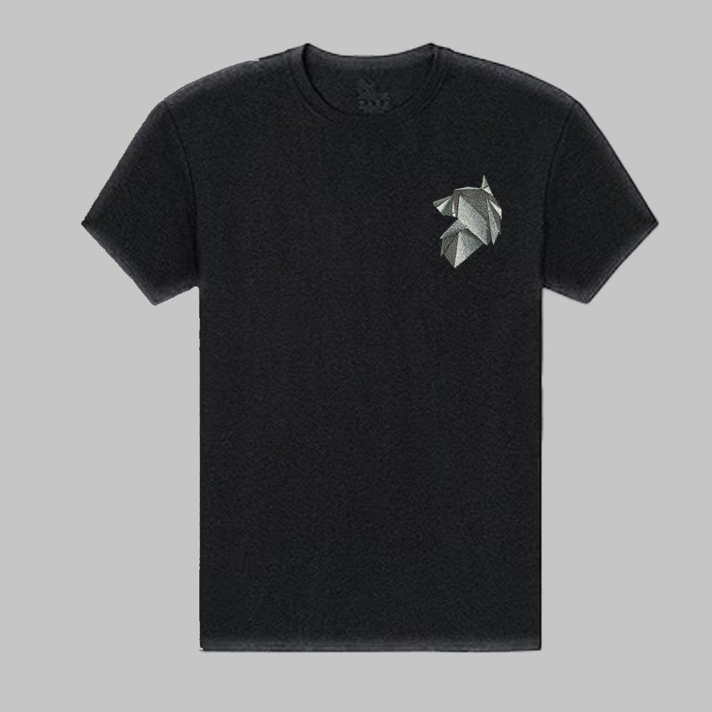 Playera Bordada "Logo Wolf Sellers" – Comodidad y Estilo en Cada Movimiento Negra/L